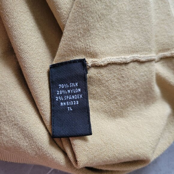 Josephine Chaus Womens Silk Blend V-Neck Pullover Sweater With Beaded Accent - S - Picture 3 of 5